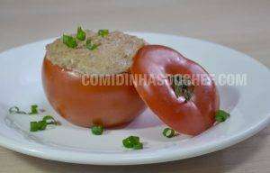 Tomate Recheado de Forno 3 Ingredientes