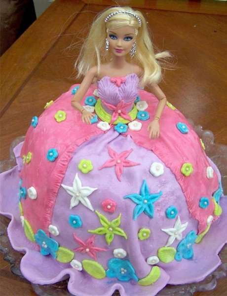 Bolo Barbie Princesa - Bibia Fest