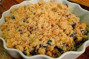 Receita de Farofa Natalina com Frutas