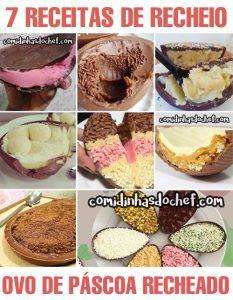 Ovo de Páscoa Recheado 7 Receitas de Recheio