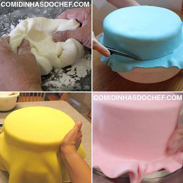 Como Fazer Pasta Americana Colorida