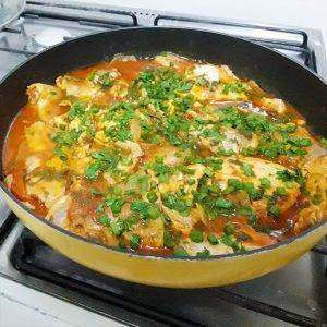 Filé de Peixe Ensopado