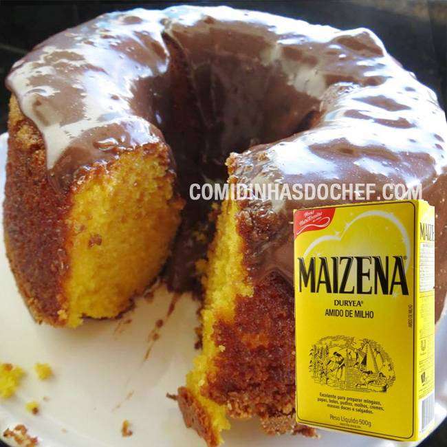 Bolo de Cenoura com Maizena - Comidinhas do Chef