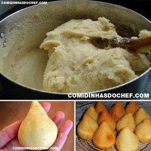 Massa de Coxinha com Creme de Leite