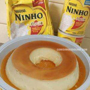 Pudim de Leite Ninho Gelado