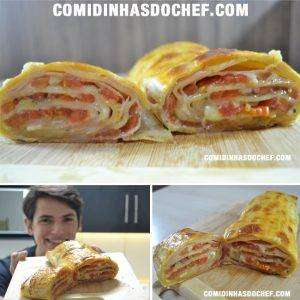 Rocambole De Massa De Pastel