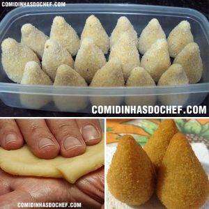 Massa de Coxinha com Creme de Cebola