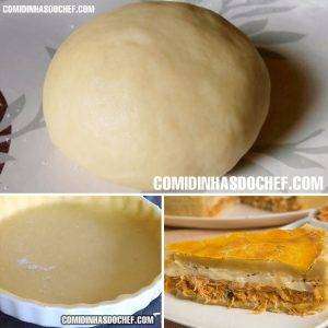 Massa de Empadão com Margarina e Creme de Leite