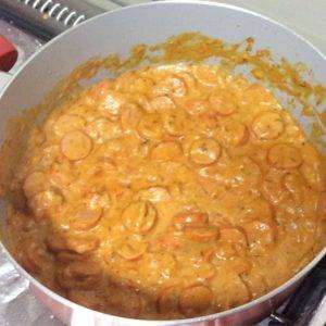 Molho de Cachorro Quente com Creme de Leite