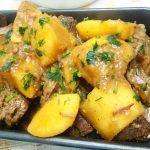 Carne de Panela com Mandioca