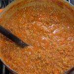 Molho de Cachorro Quente com Carne Moída