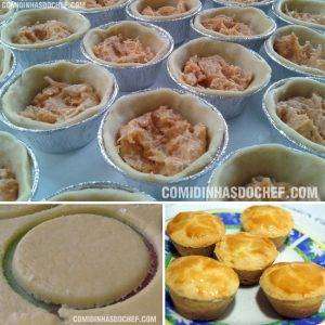 Massa de Empadinha com Creme de Leite
