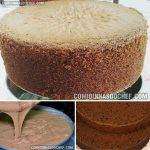 Massa de Pão de Ló de Chocolate