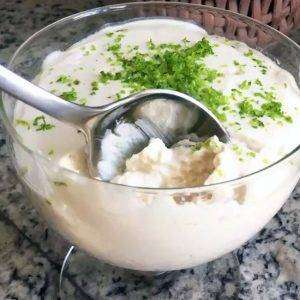 Mousse de Limão com Gelatina