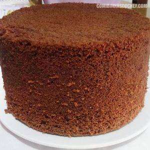 Pão de Ló de Chocolate Fofinho