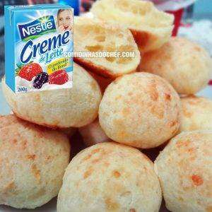 Pão de Queijo com Creme de Leite
