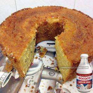 Bolo de Milho com Leite de Coco