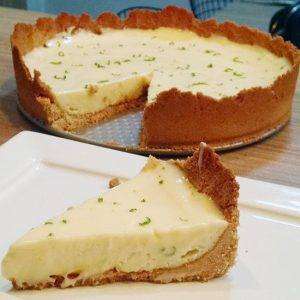 Torta de Limão com Massa de Biscoito