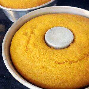 Bolo de Cenoura com Fubá