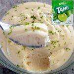 Mousse de Limão com Suco Tang