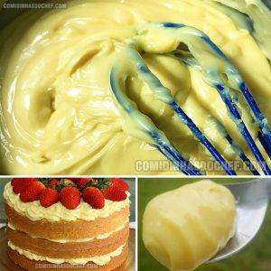 Creme de Confeiteiro para Bolo