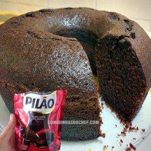 Bolo de Chocolate com Café