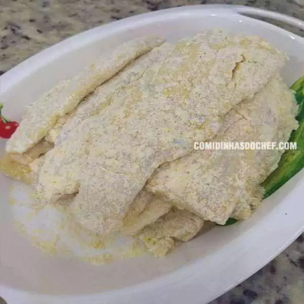 Filé de Tilápia Empanado - Comidinhas do Chef