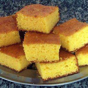 Bolo de Milharina de Liquidificador