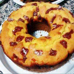 Bolo de Fubá Romeu e Julieta Simples