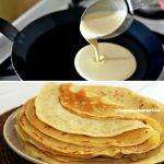 Massa de Panqueca com Creme de Leite - Massa de Panqueca com Creme de Leite Massa de Panqueca com Creme de Leite