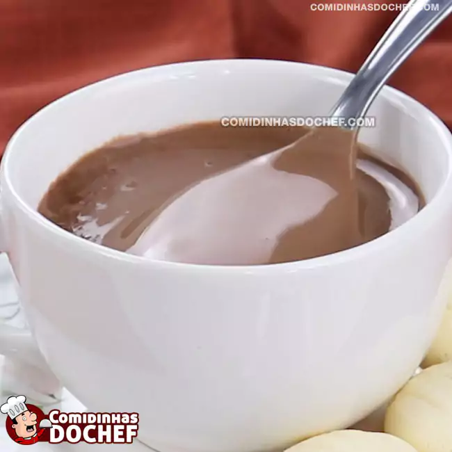 Chocolate Quente Cremoso - Passo 6