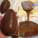 Ovo de Páscoa Simples Sem Temperagem