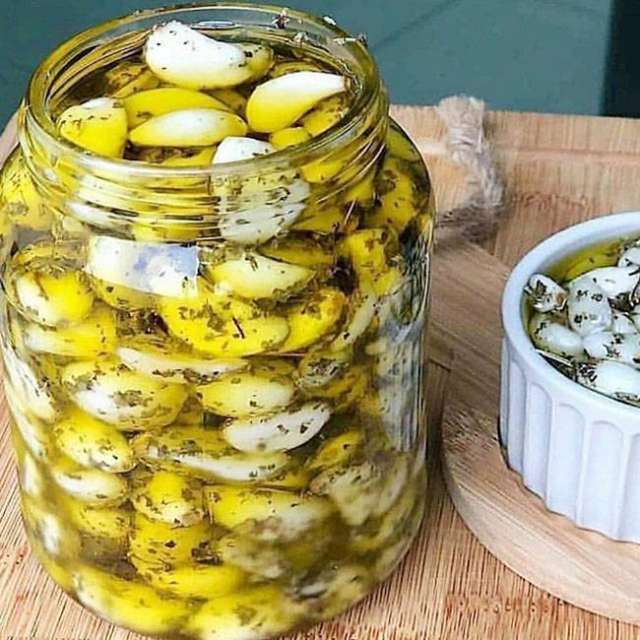 Conserva de Alho com Vinagre - Comidinhas do Chef