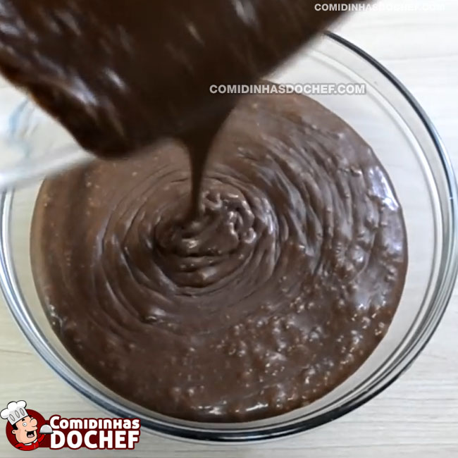 Creme de Chocolate para Recheio de Bolo - Passo 7