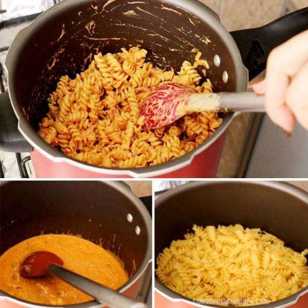 Macarrão na Panela de Pressão