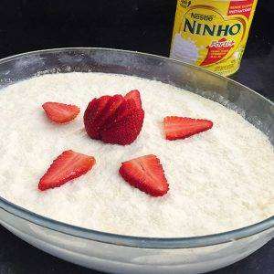 Mousse de Leite em Pó Simples