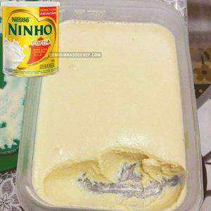 Mousse de Leite em Pó com Gelatina