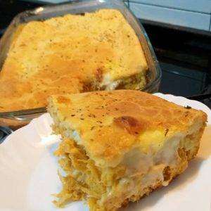 Torta de Frango Cremosa de Liquidificador