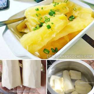 Como Cozinhar Mandioca na Panela de Pressão - Comidinhas do Chef