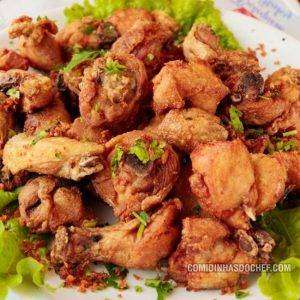 Frango a Passarinho Frito