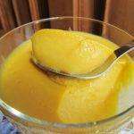 Mousse de Manga com Gelatina