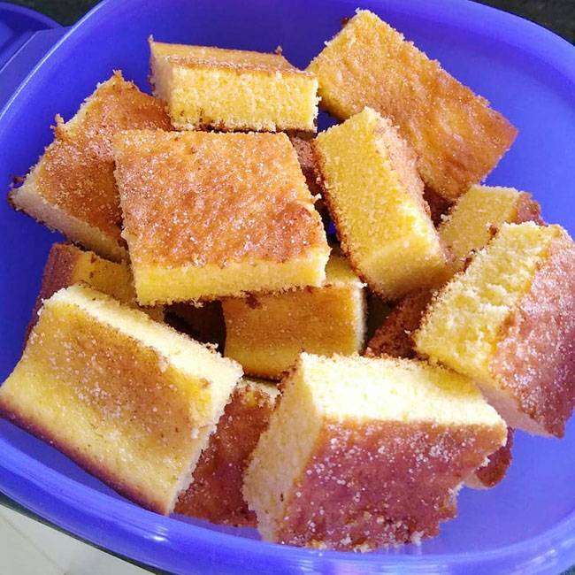 Bolo de Fubá com Farinha de Trigo - Comidinhas do Chef