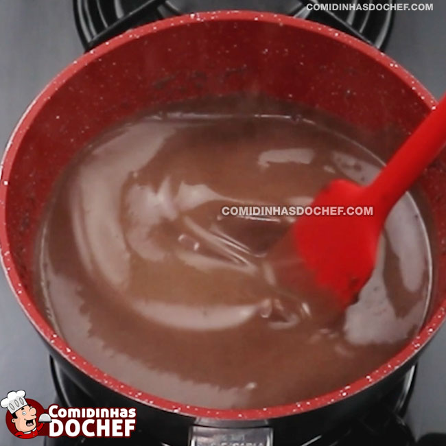 Calda de Chocolate para Bolo com Leite Condensado - Passo 2