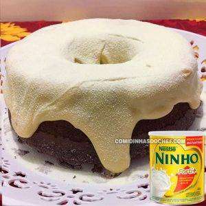 Calda de Leite Ninho para Bolo