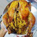 Frango Recheado com Farofa