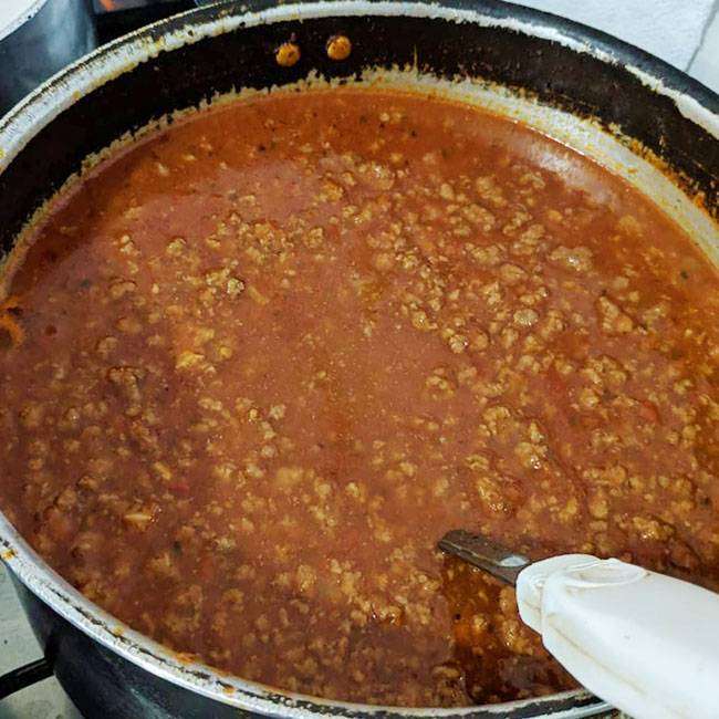 Molho para Nhoque com Carne Moída