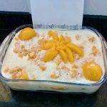 Pavê de Pêssego em Calda