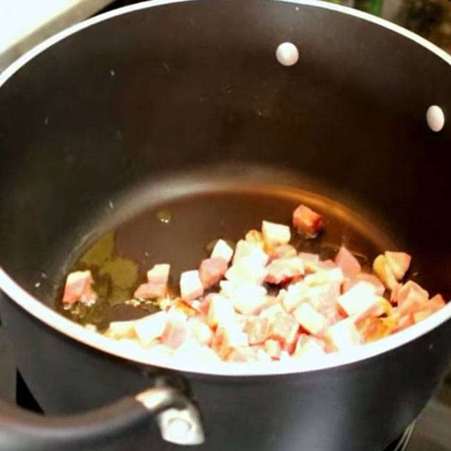 Farofa de Cenoura com Bacon - Passo 2