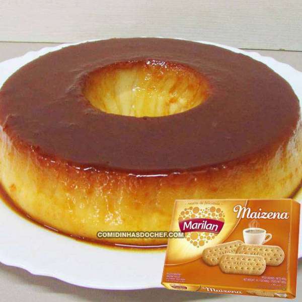 Pudim de Bolacha Maizena