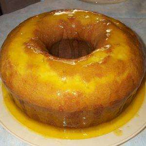 Bolo de Laranja com Calda